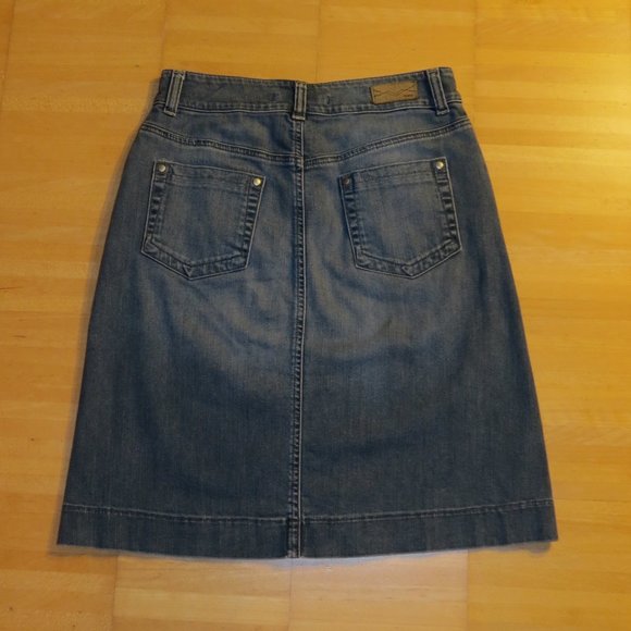 MAVI denim utility midi skirt NWOT small 4 - Picture 3 of 7